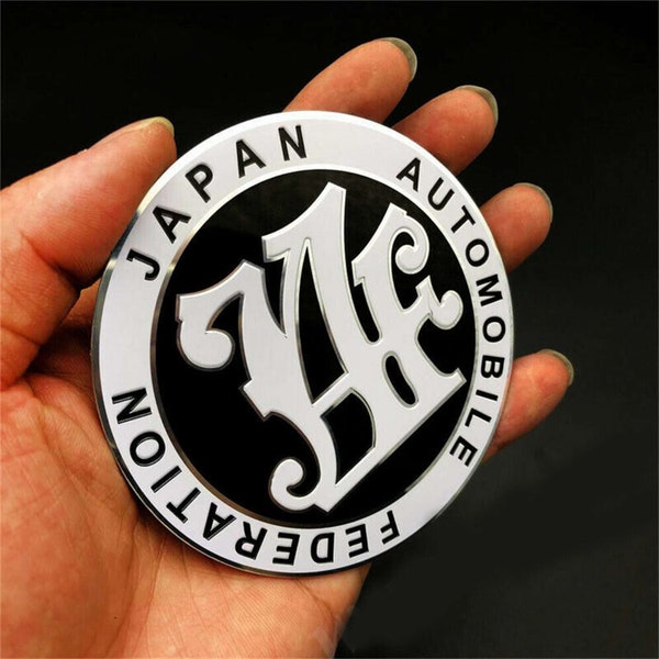 Black Luxury VIP JP JDM Car Trunk Emblem Badge - Decal Sticker