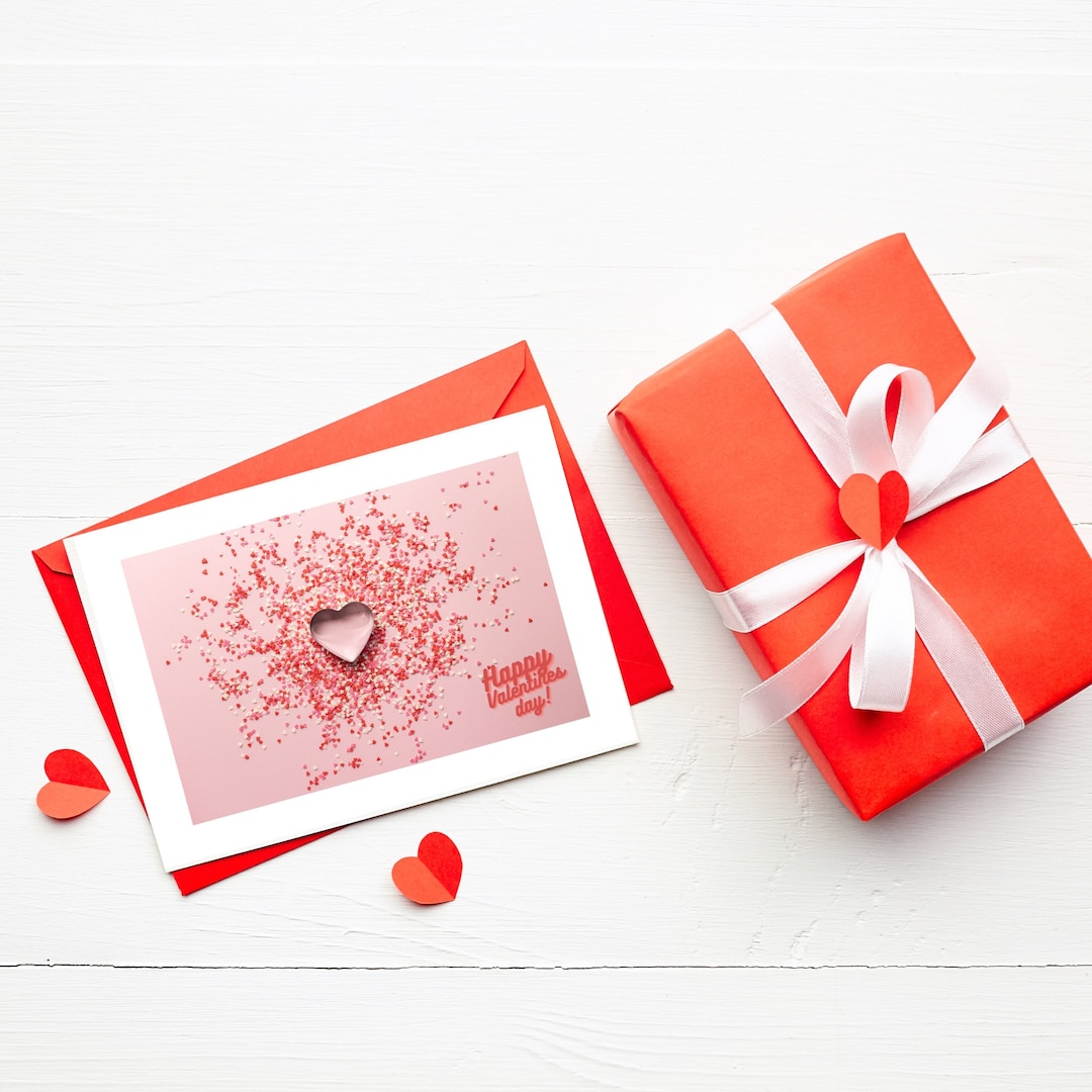 Valentines Day Card, Happy Valentines Day Greeting Card, Love Card ...