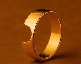 スターリングシルバーの結婚指輪：6mmフラットユニセックスリング