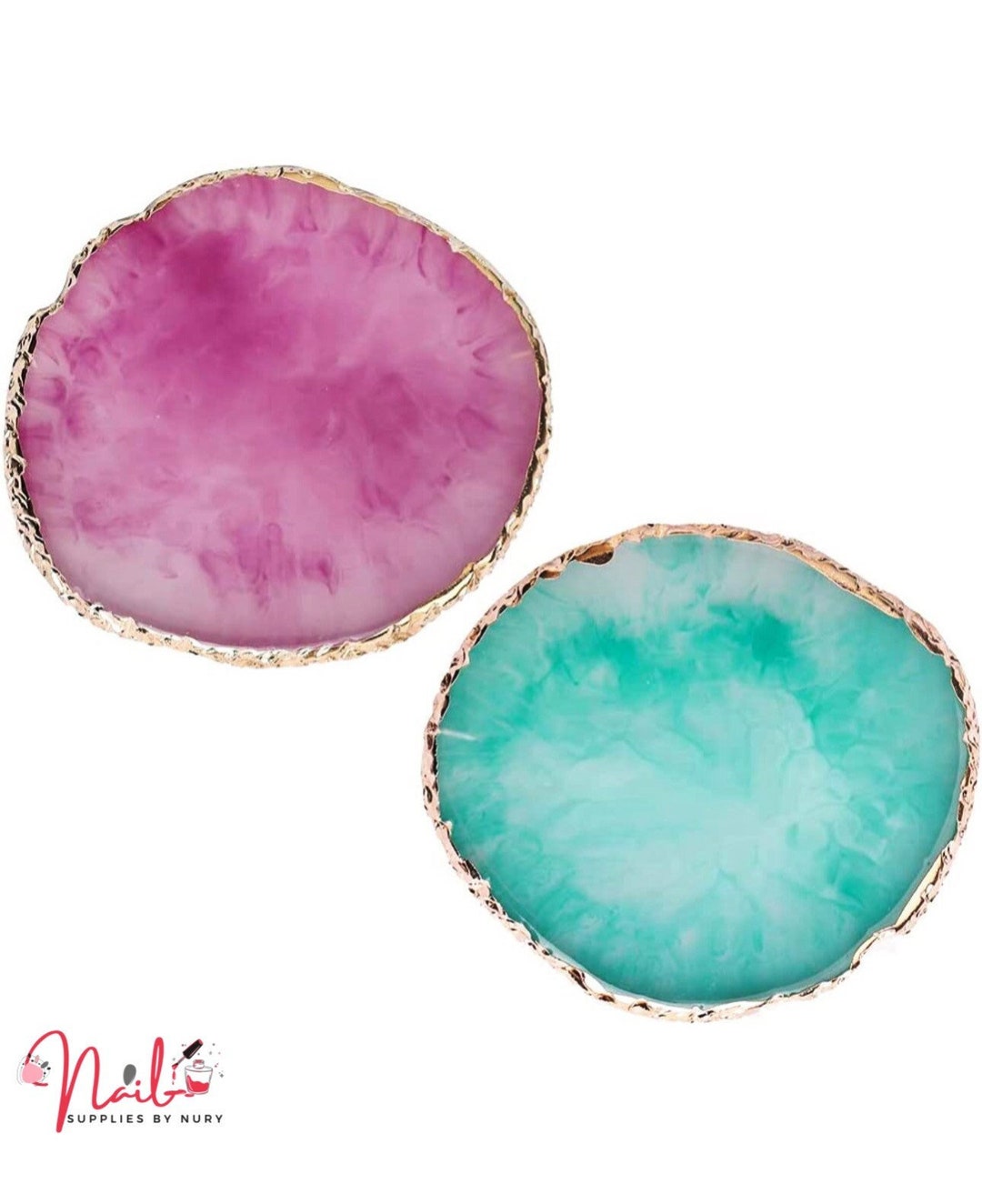 Resin Nail Art Palette, Nail Art Paint Palette, Nail Art Painting Mixed