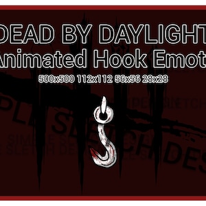 Animated Dead by Daylight Hook Emote for Discord and Twitch