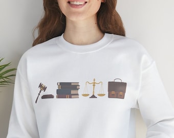 Advocaat sweatshirt, Law school student crewneck, Law school student cadeau trui, Advocaat afstudeercadeau, Advocaat afstudeercadeau