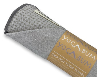 Eco Yoga Towel - Cloudy Grey - Yogabum