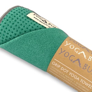 Eco Yoga Towel - Emerald Green - Yogabum