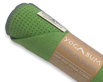 Eco Yoga Towel - Apple Green - Yogabum