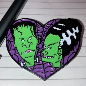 Beavis and Butthead Frankenstein Emaille Pin