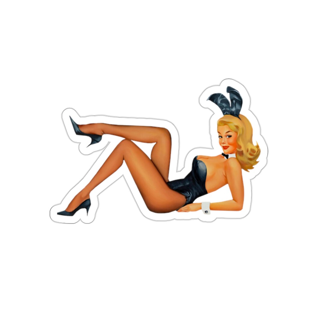 Vintage Playboy Bunny Sticker Etsy