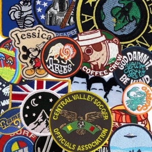 Custom Patches, Custom Embroidered Patches, Creative Embroidery Patch, Iron  on Patches, Embroidery Logo Patch, Embroidered Patches Bikers 