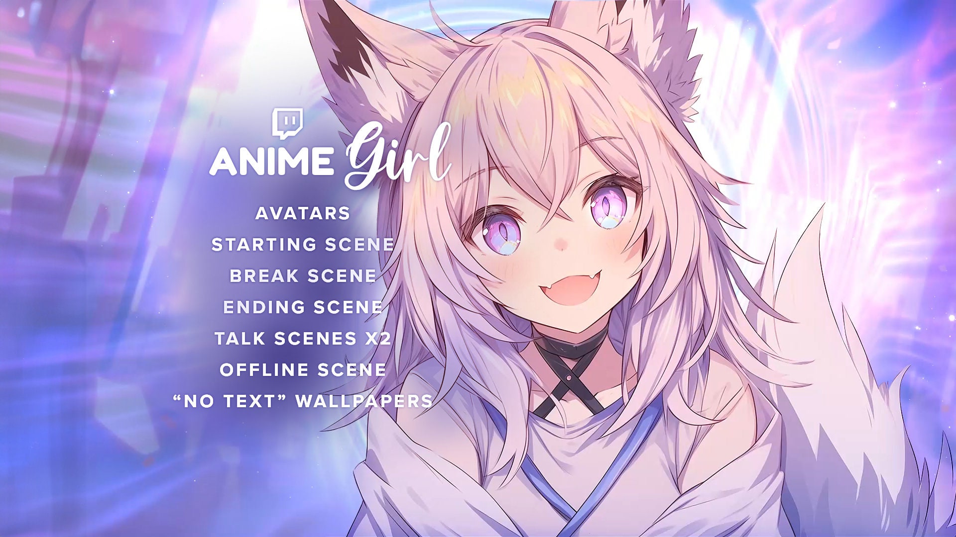 Anime Wolf Girl Etsy Canada
