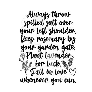 Practical Magic SVG/PNG, Salt Rosemary Lavender Love svg/png, Mystical Empowerment svg/png, magic svg/png, witch svg/png, Halloween svg/png
