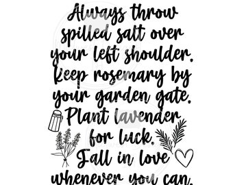 Practical Magic SVG/PNG, Salt Rosemary Lavender Love svg/png, Mystical Empowerment svg/png, magic svg/png, witch svg/png, Halloween svg/png