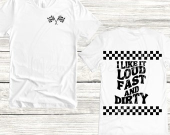 Jag gillar det högt, snabbt och snuskigt PNG/SVG, racing PNG/svg, dirt track racing svg/png