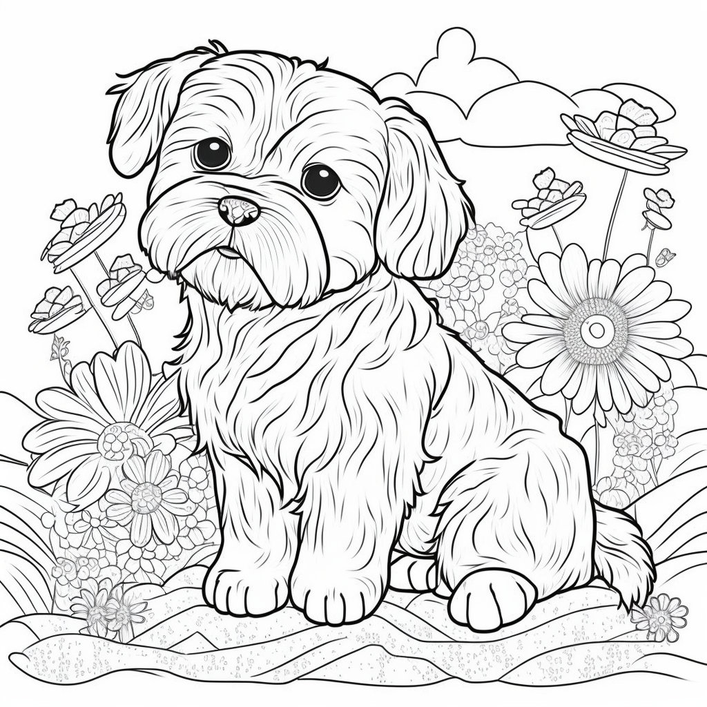 Dog Coloring Pages Print Dog Coloring Pages Print