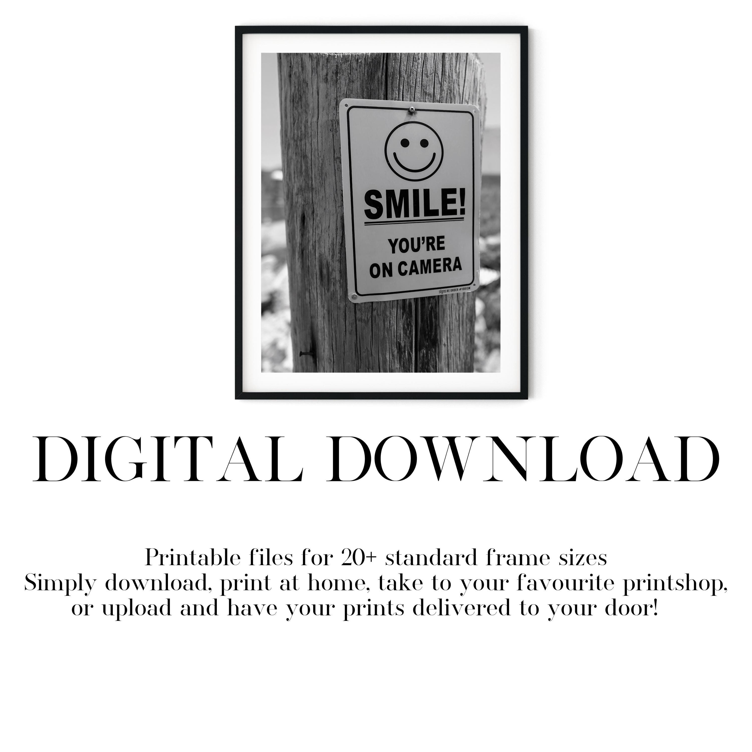 Black and White Photo Instant Digital Download Wall Art Print