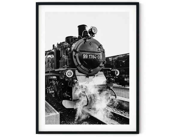 白黒写真のインスタントデジタルダウンロードウォールアートプリント