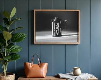 Zwart-witfoto Instant digitale download Kunst aan de muur Print filmrol Afbeelding