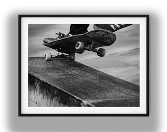 白黒写真のインスタントデジタルダウンロードウォールアートプリント