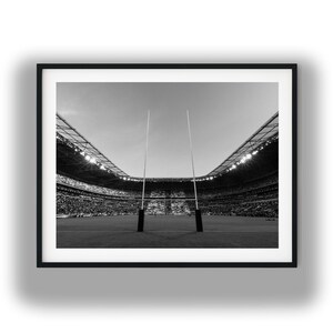 Affiche Angleterre Vs Irlande 1934 Rugby à Twickenham - Reproduction Neuve, Format A3/A2/A1 Au Choix