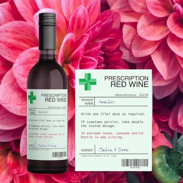 Funny Wine Labels Etsy UK