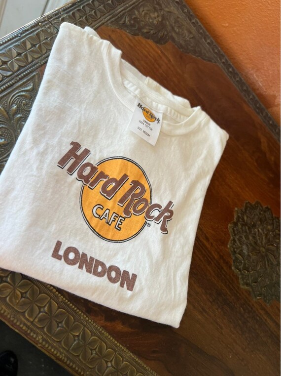 Vintage 1989 Hard Rock Cafe LONDON Childrens T shirt Medium Etsy