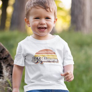 Greek Kalimera Toddler Tshirt - Greek Letters Kalimera Unisex Tshirt for Holiday, Traveling | Perfect Gift for Best friend, Family, etc