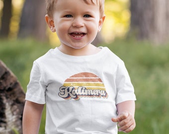 Greek Kalimera Toddler Tshirt - Greek Letters Kalimera Unisex Tshirt for Holiday, Traveling | Perfect Gift for Best friend, Family, etc