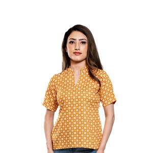 Women&#39;s Top, smart wear, premium soft fabric, summer wear, short sleeves