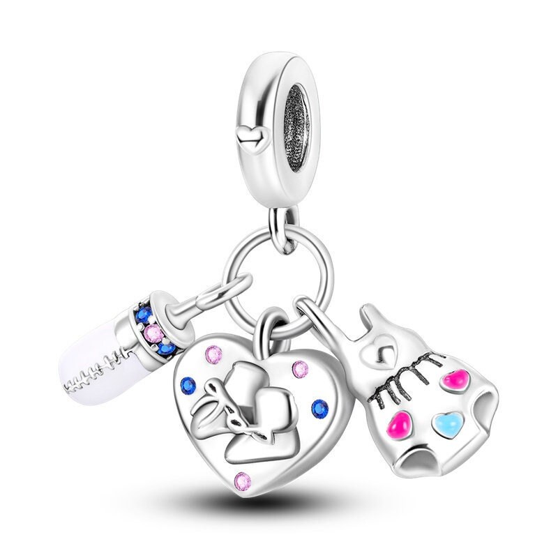 My Little Baby Hello Newborn Expecting Charm Pandora Bracelet Compat  Birthday Gift Bead Sterling Silver 925 Dangle Mum Mom Mother Daughter