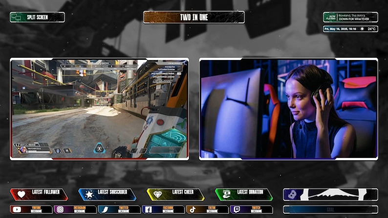Apex Legends Animated Stream Overlay: UI Style (Digital Download) image 9