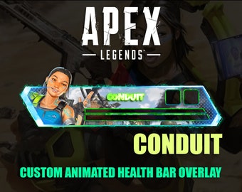 Apex Legends Conduit Animated Health Bar Overlay (Digital Download)