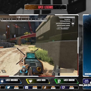 Apex Legends Animated Stream Overlay: UI Style (Digital Download) image 5