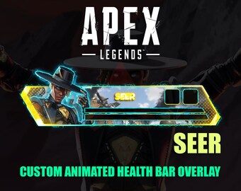 Apex Legends Seer Animated Health Bar Overlay for Twitch (Digital Download)
