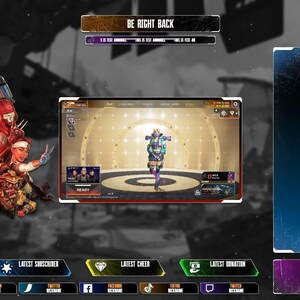 Apex Legends Animated Stream Overlay: UI Style (Digital Download) image 8