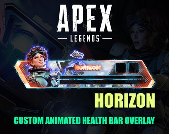 Apex Legends Horizon Animated Health Bar Overlay (Digital Download)