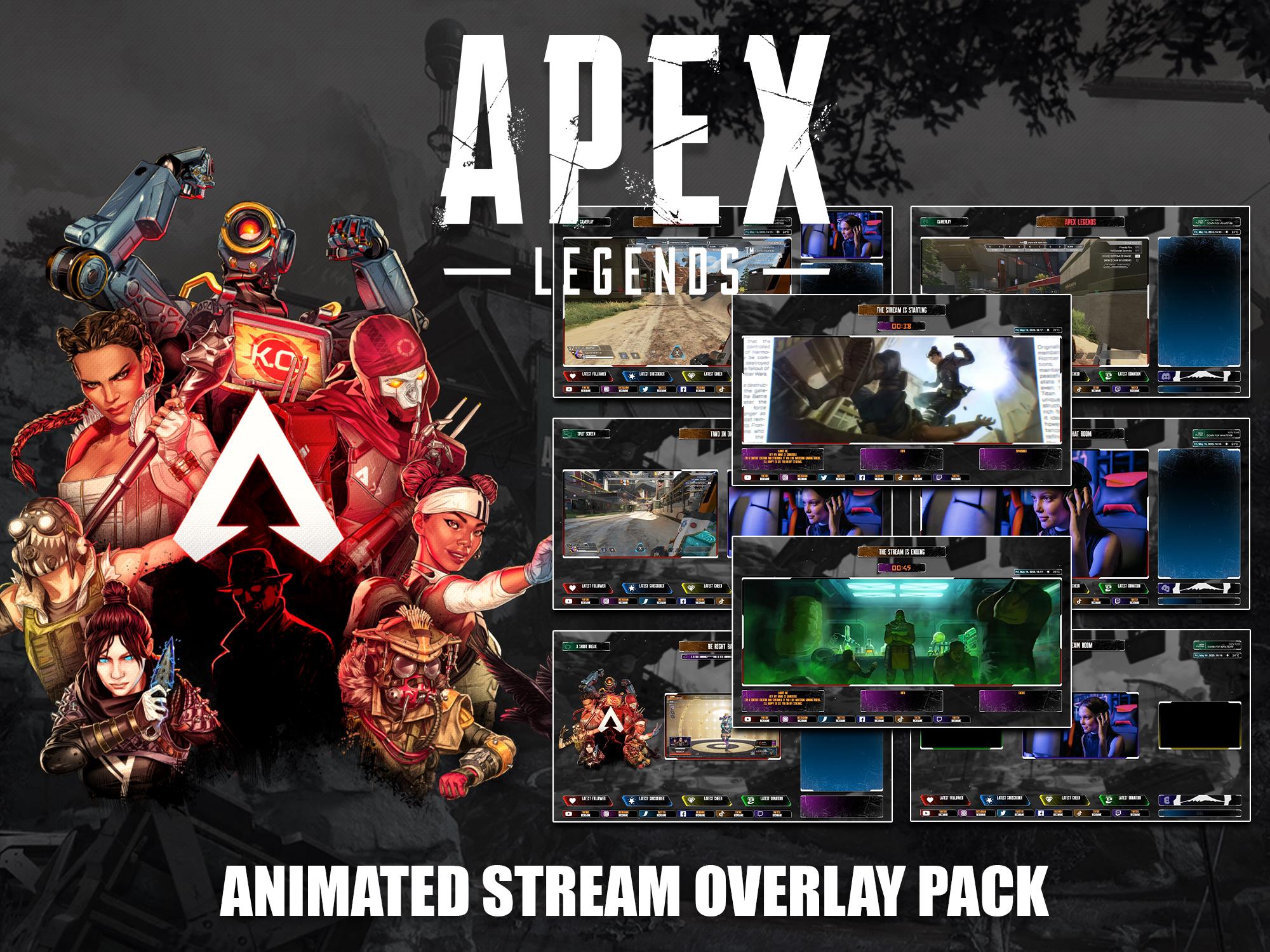 Apex Legends Animated Stream Overlay: UI Style (digital Download) - Etsy