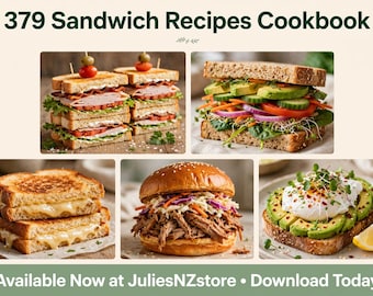 379 Sandwich Recipes Cookbook | Ultimate Lunch & Picnic Ideas