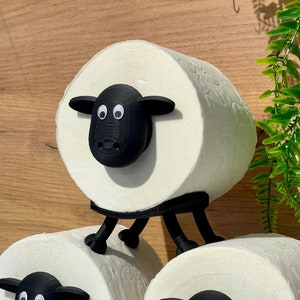 Wolly das Schaf : Toilettenpapierhalter Ersatzrollenhalter Klopapierständer Bild 5