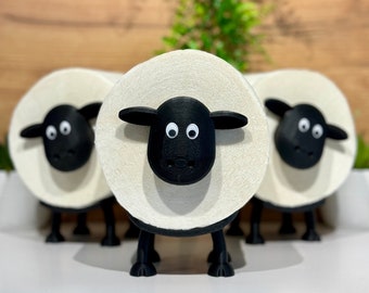 Toilet paper holder sheep replacement roll holder toilet paper holder