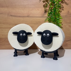 Wolly das Schaf : Toilettenpapierhalter Ersatzrollenhalter Klopapierständer Bild 1
