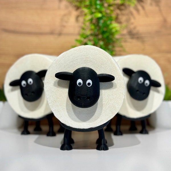 Toilet paper holder sheep replacement roll holder toilet paper holder