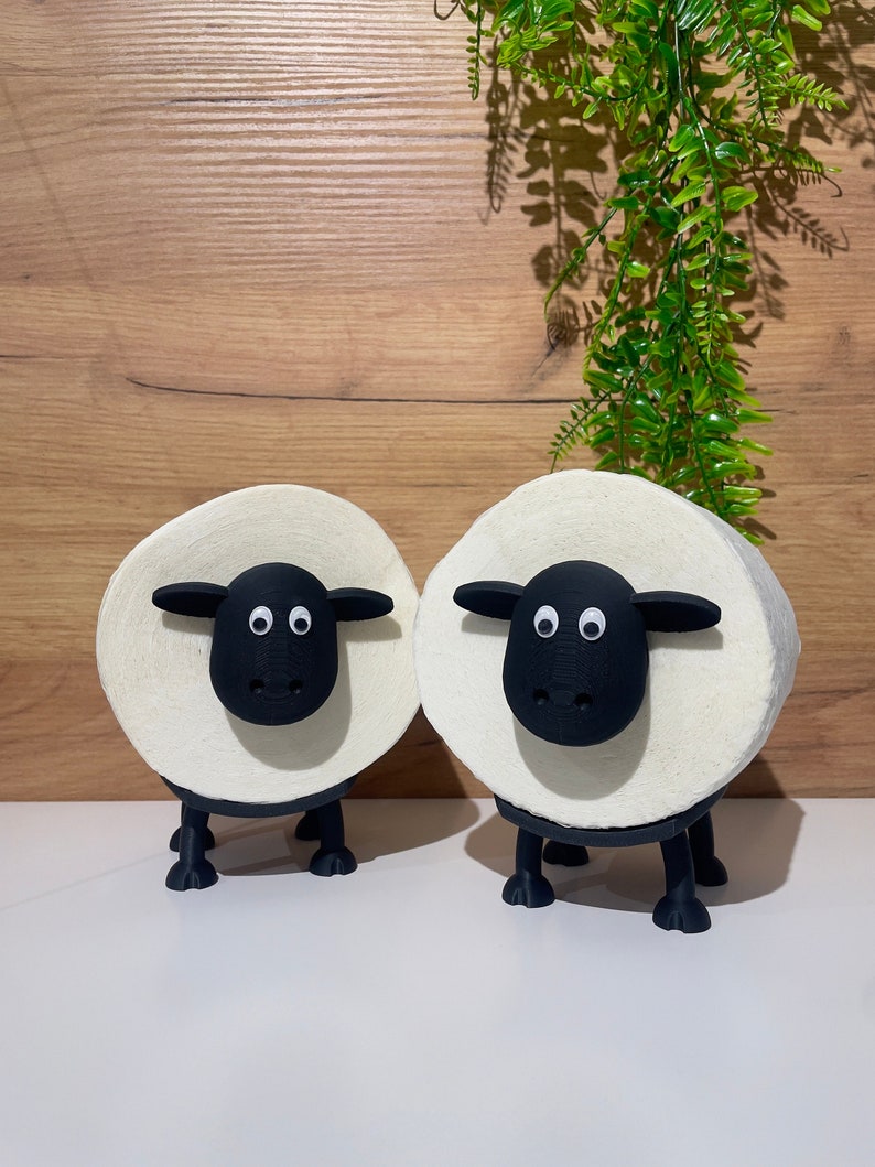 Wolly das Schaf : Toilettenpapierhalter Ersatzrollenhalter Klopapierständer Bild 1