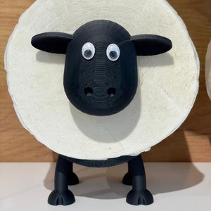 Wolly das Schaf : Toilettenpapierhalter Ersatzrollenhalter Klopapierständer Bild 4