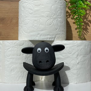 Wolly das Schaf : Toilettenpapierhalter Ersatzrollenhalter Klopapierständer Bild 7