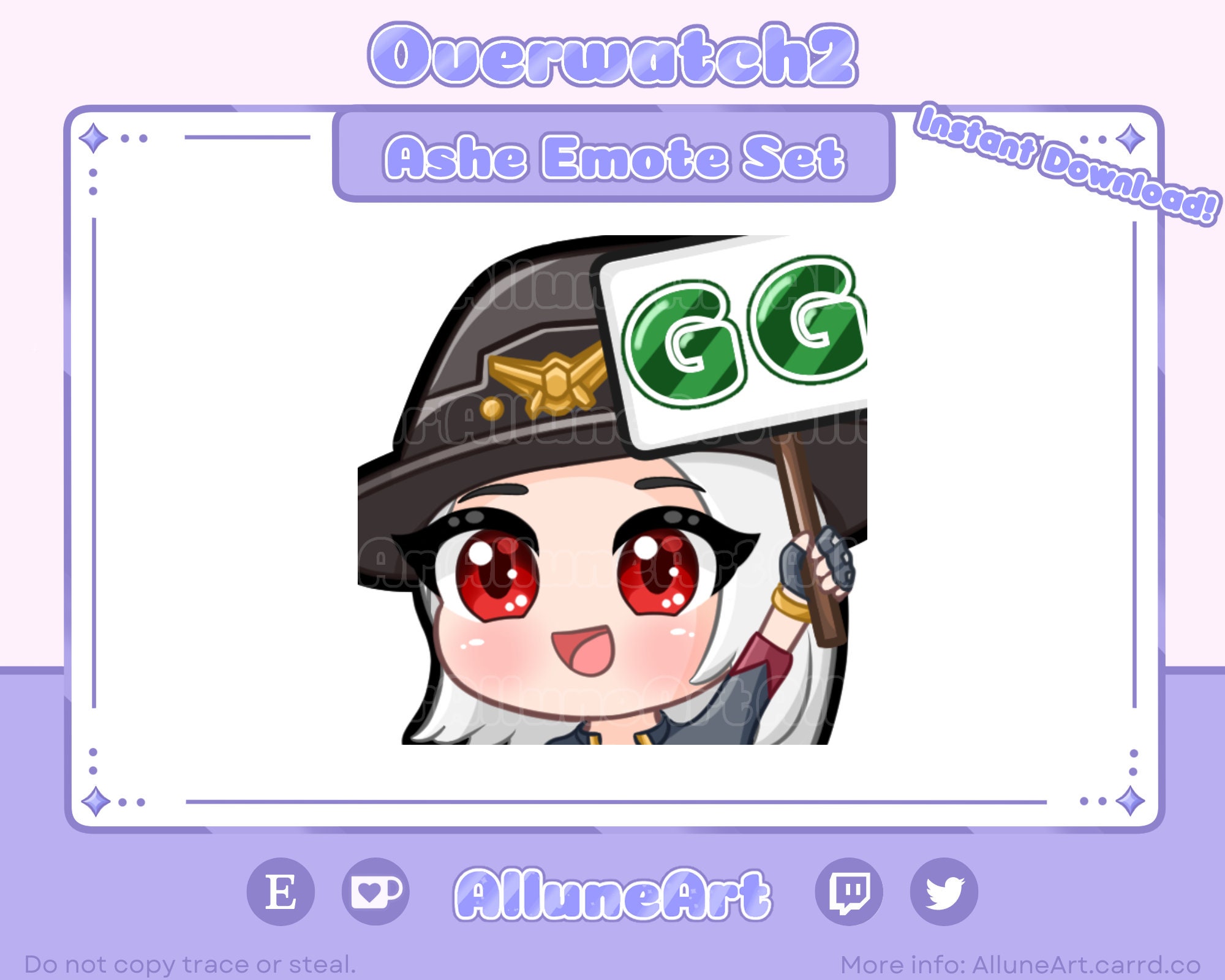 ILLARI OVERWATCH Emote: Discord Emotes / Twitch (Instant Download