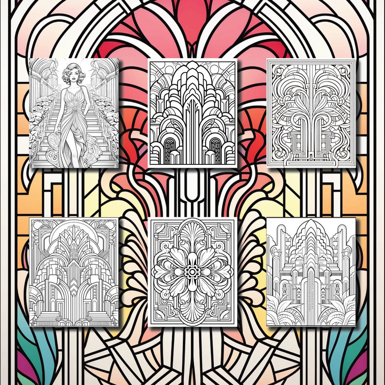 20 Art Deco Pattern Coloring Pages - Il 794xN.5919989144 I2fs 