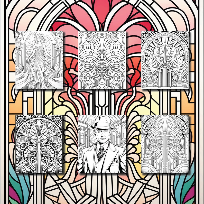 20 Art Deco Pattern Coloring Pages - Il 794xN.5968080627 Fyjp