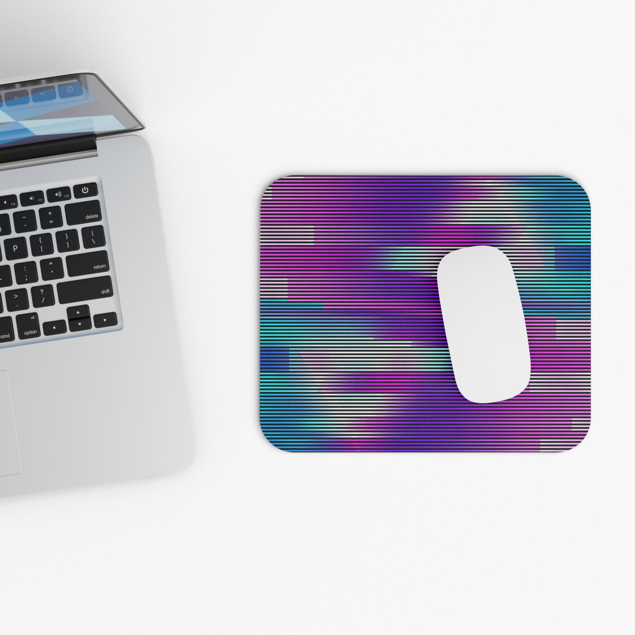 Cyberpunk Glitch Mouse Pad, Cyberpunk Art Mousepad, Cyberpunk Glitch