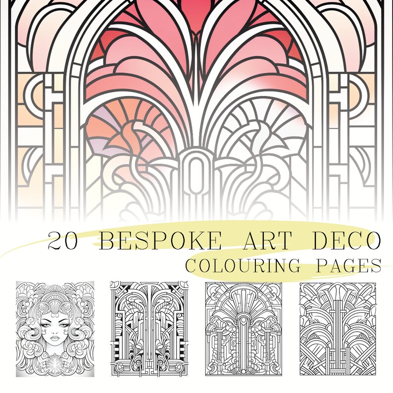 20 Art Deco Pattern Coloring Pages - Il 794xN.5968080645 T2u0