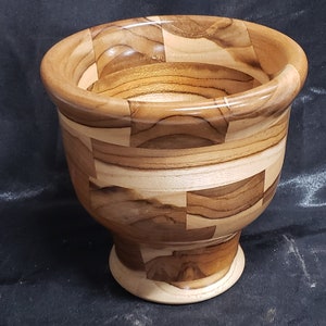 Solid teak storage container