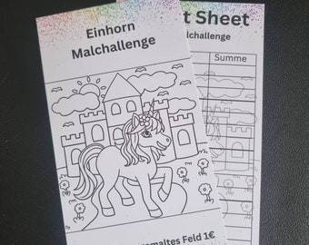 Einhorn Malchallenge